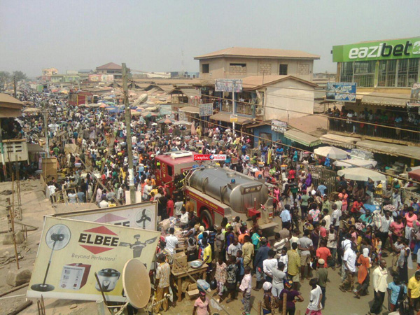 Ashaiman market fire1