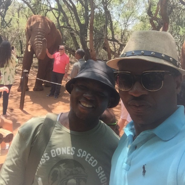 At the Elephant Sanctuary with Lexis Bill