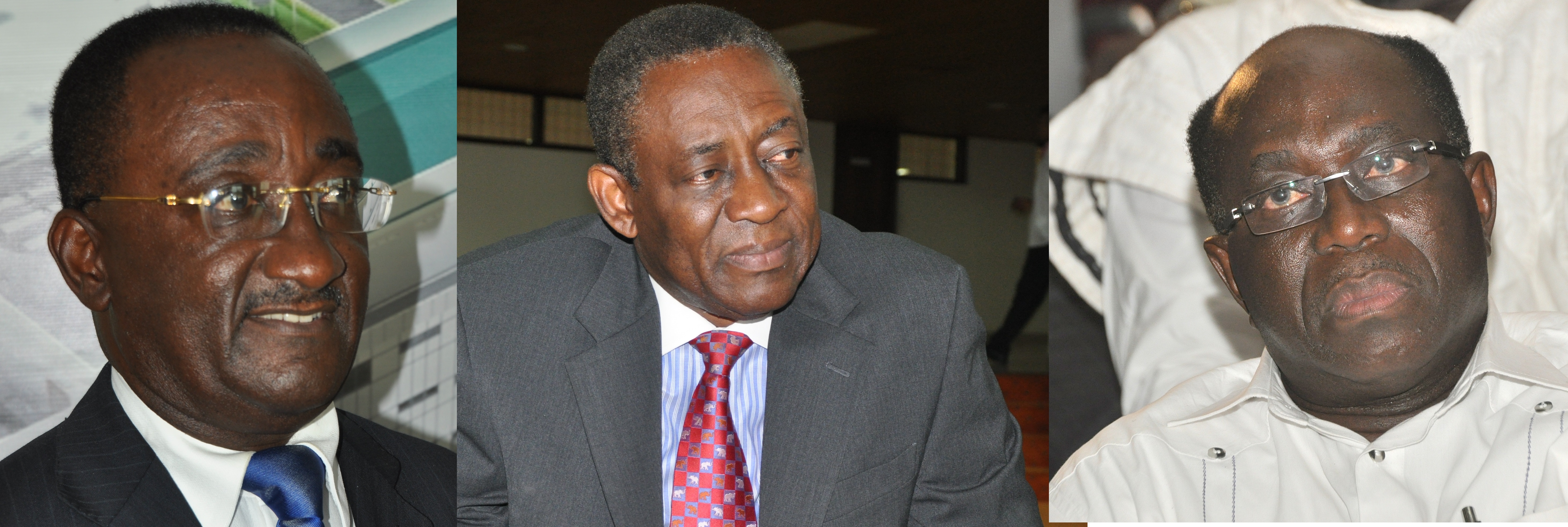 From left: Dr Owusu Afriyie Akoto, Isaac Osei and Dr Richard Anane 