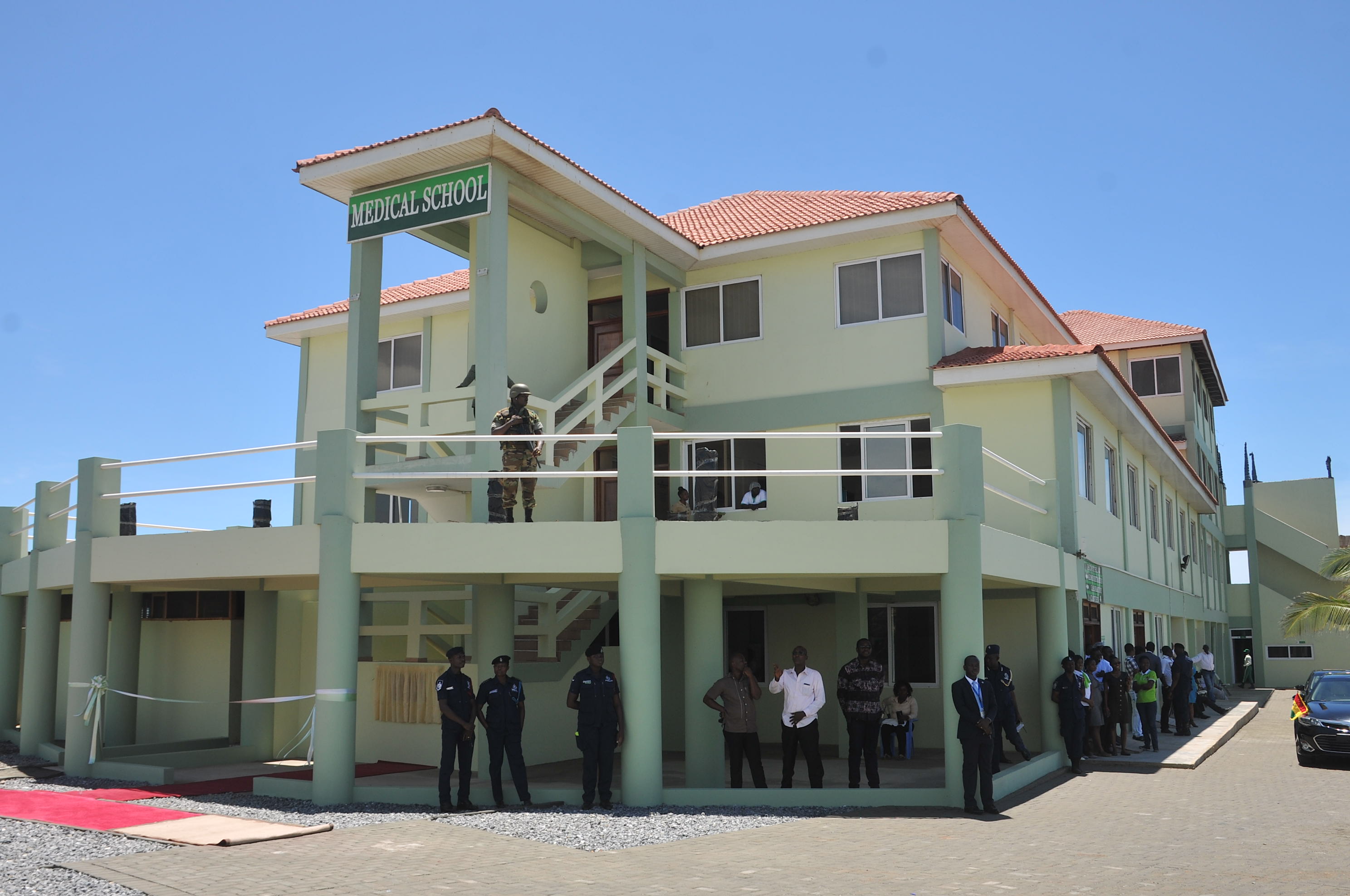 Front view of the Family Health Medical School