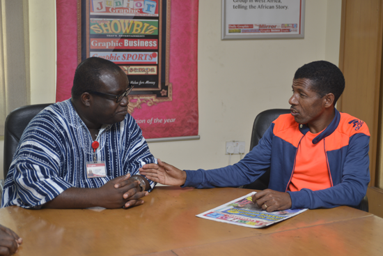 Gebreselasie pays working visit to Graphic Communications Group  1 