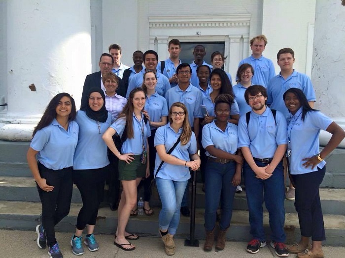 Harry M  Tsiagbe and his fellow students Harry M  Tsiagbe and his fellow students