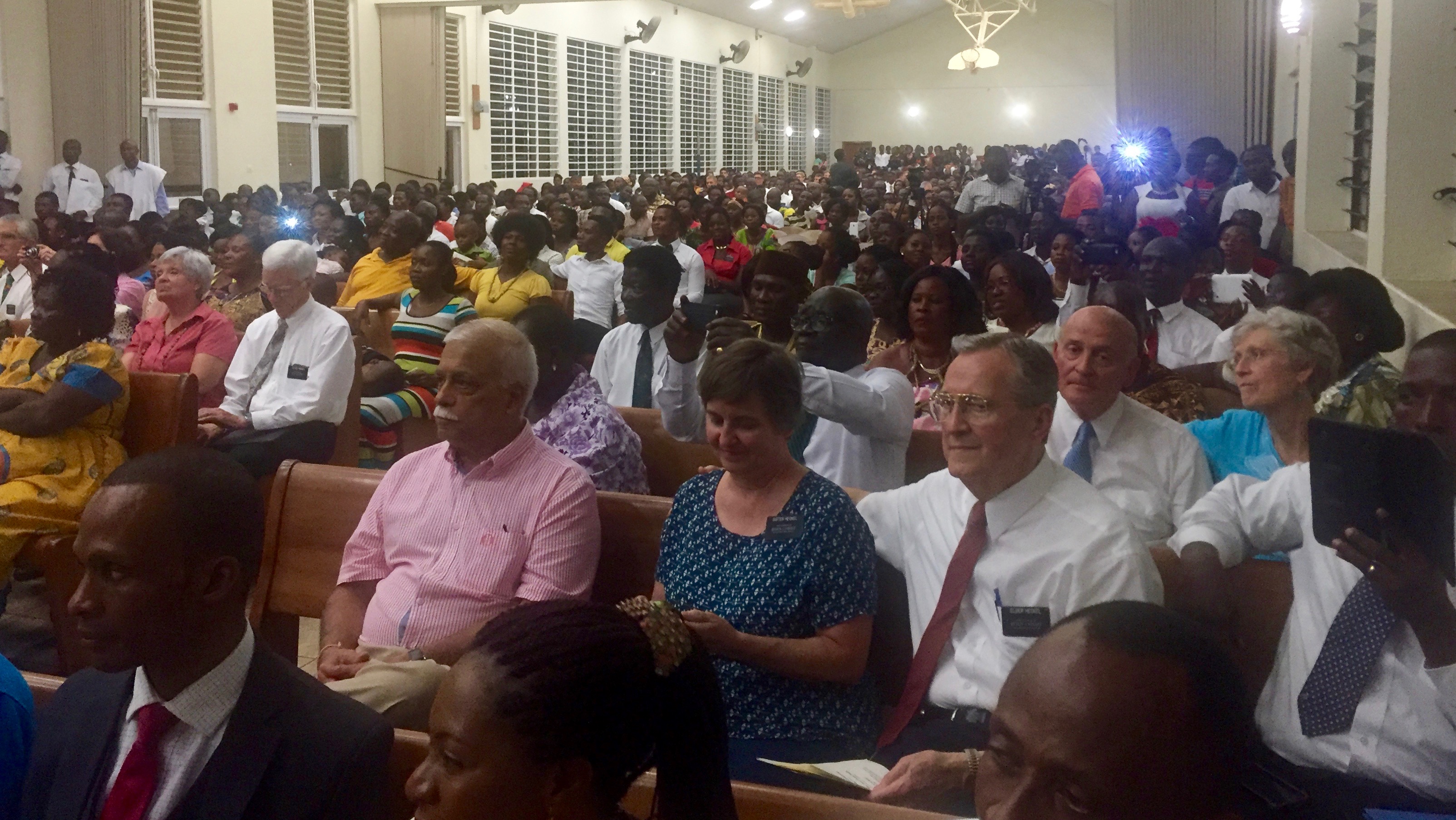 A section of guests at the event