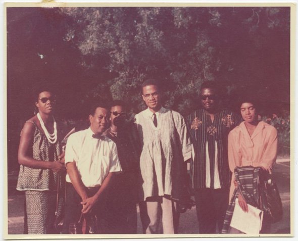 Malcolm X in Ghana with Maya Angelou Julius Mayfield Alice Windom Vicki Garvin Malcolm X in Ghana with Maya Angelou Julius Mayfield Alice Windom Vicki Garvin