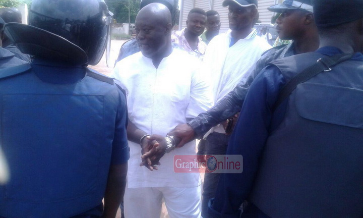 Maxwell Kofi Juma In Handcuffs