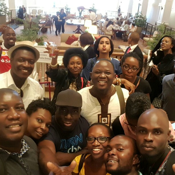 On arrival at the five star The Boardwalk in Nelson Mandela Bay for the AMAA 2015