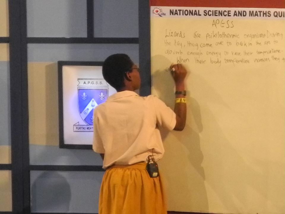 Photos from the quarterfinal contest between Kumasi Academy  Wesley Grammar School and Archbishop Porter Girls  SHS1