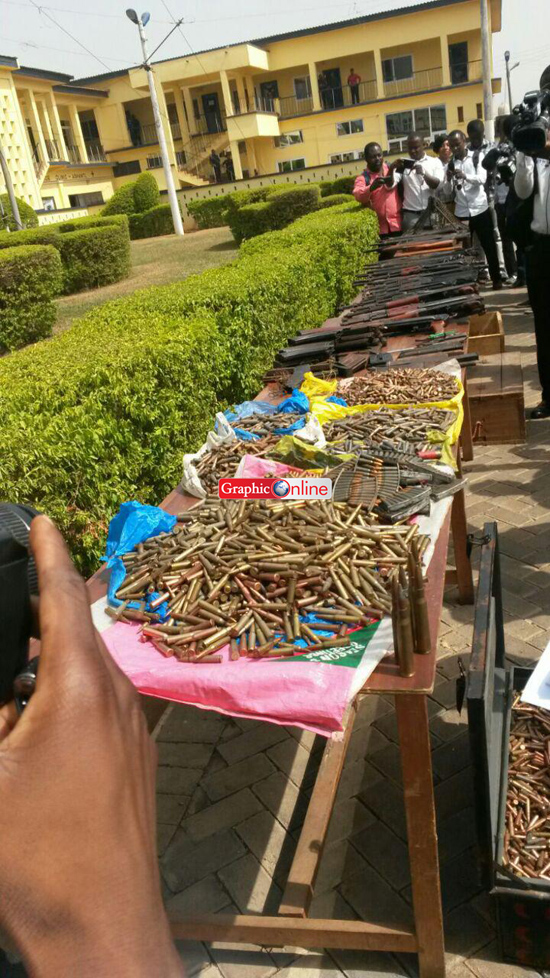 Police retrieved ammunitions in Kumasi  3 