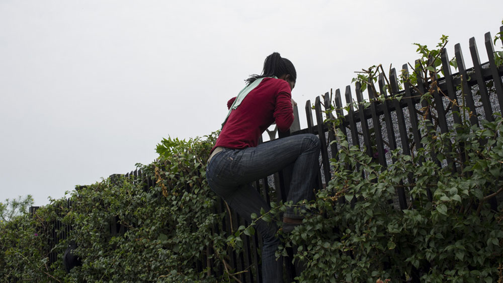 Students had been camping outside the compound since April in protest against the president s bid for a third term [Phil Moore/Al Jazeera]