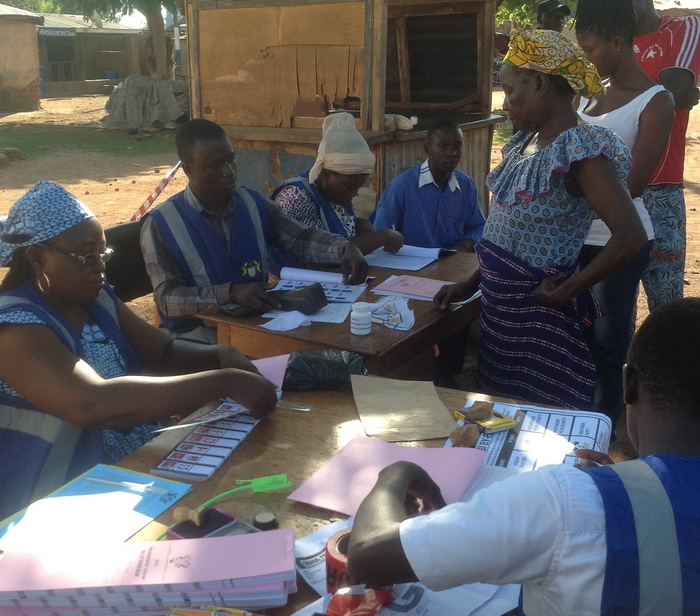 Voting ongoing at Tongo