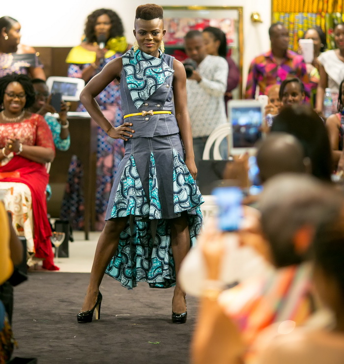 Wiyaala wearing House of Eccentric for Vlisco