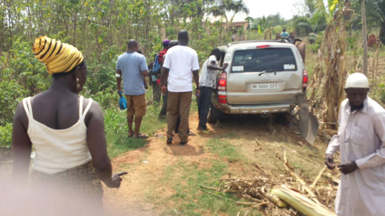 the accident scene  2 