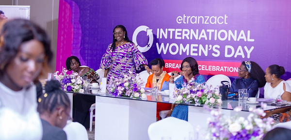The speakers at the event