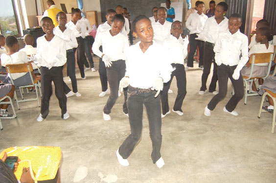 Choreographers from the Lord's Academy motivated the contestants from the various schools with this wonderful dance