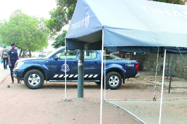 A member of the visibility team at work