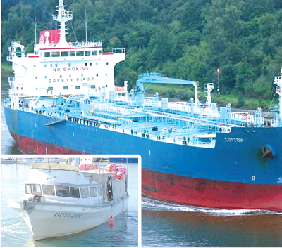 The two vessels at the centre of the deal.