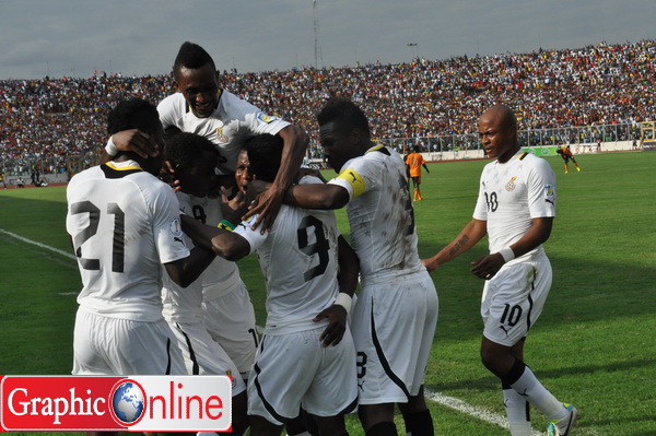 The Stars celebrate the sweet victory