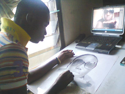 Edwin Ofori Antwi -says he will never quit painting