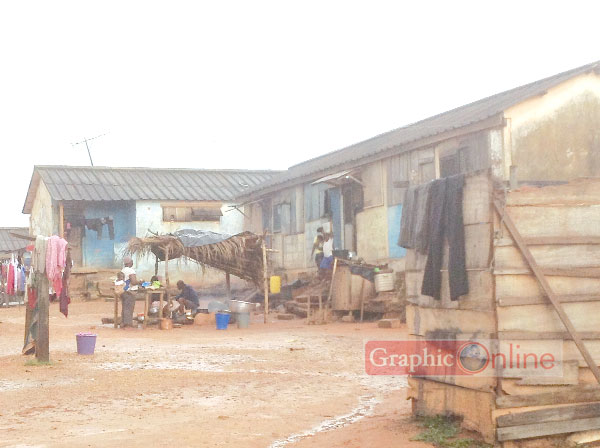 This shed is the kitchen for a Chief Inspector at the Effie-Kuma Barracks