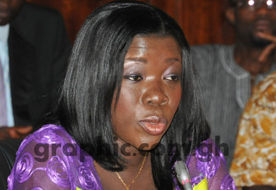 Mrs Elizabeth Ofosu-Adjare, Minister for Tourism