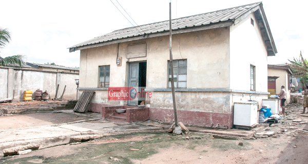 The waterlogged Kaneshie Library now a residential facility.