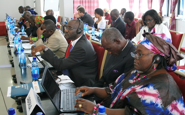 Some of the delegates at the ECOWAS meeting on Population and development.