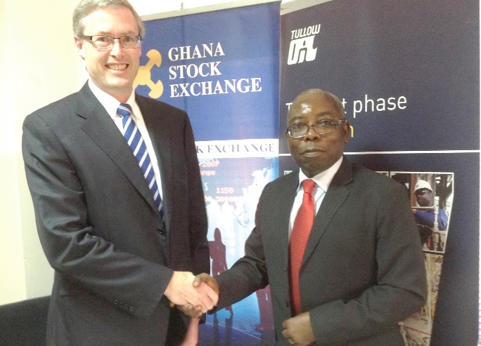 • Mr Mark Macfarlane, Senior Executive Director, Tullow Group, and Mr Kofi S. Yamoah, MD, GSE.