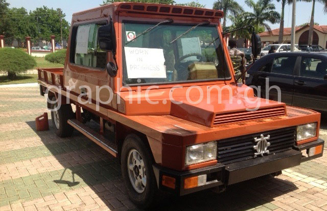 Smati Turtle 1 - the prototype vehicle built by artisans of Suame Magazine