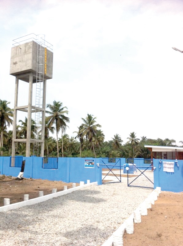 The water treatment plant