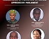 Parliament approves four Deputy Ministers after consensus report