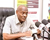 Zakaria Sulemana, Director-General of CTVET, addressing the media during the briefing. Picture: CALEB VANDERPUYE
