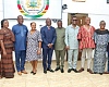 Ahmed Ibrahim (5th from left), Minister of Local Government, Chieftaincy and Religious Affairs, with Dr Fred Kyei Asamoah (5th from right), Chairman of the Parliamentary Committee on Chieftaincy, Culture and Religious Affairs, and other members of the committee. Picture: ELVIS NII NOI DOWUONA 