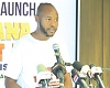 Latif Abubakar, Ghanaian Playwright and Chief Executive Officer of Globe Productions, addressing participants in the launch. Picture: EDNA SALVO KOTEY 