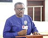  Dr Emmanuel Newman, Director of Tertiary Education, Ministry of Education, addressing the audience during the event Picture: CALEB VANDERPU