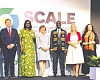 Haruna Iddrisu (3rd from right), Education Minister, Dr Clement Apaak (left), Deputy Education Minister, and Simone Giger (2nd from right), Ambassador of Switzerland to the Republic of Ghana, with other partners after the signing of the agreement