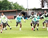 A blend of experienced and young players at Black Stars training 