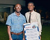 Dr Kwabena Koforobour Agyemang (left) and Peter Amoadu-Asmah