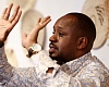 [1/2] Kenyan activist Boniface Mwangi, who was detained upon arrival in Dar es Salaam to attend the first court appearance of Tanzanian opposition leader Tundu Lissu, and later released, reacts at a press conference in Nairobi, Kenya June 2, 2025. REUTERS/Thomas Mukoya/File Photo Purchase Licensing Rights