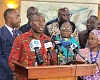 Alexander Kwamena Afenyo-Markin, Minority Leader addressing the press