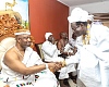 Flashback: Nakoa Nazareth Ansah Jamson (right), with Nii Teiko Tsuru II, Ga Mantse