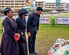 Nana Konadu Agyeman-Rawlings lays wreath in honour of helicopter crash victims