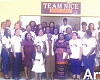 Prof Britwum(8th from left in front row) with dignitaries and participants after the programme
