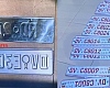 Left shows the difference between a genuine DV plate and a fake one displayed by the DVLA, while the right shows some of the counterfeit plates seized, including sample numbers 