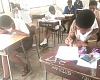 A section of the candidates of the  Accra High School sketching their projects