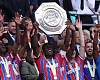 Crystal Palace celebrate winning the Community Shield for the first time