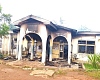The burnt Sunyani Circuit Court and District Court “B”