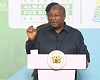 President John Dramani Mahama speaking at the event