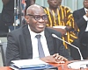 Justice Gabriel Simon Suurbaareh, Justice of the Supreme Court nominee, answering questions when he appeared before the Appointments Committee in Parliament. Picture: ELVIS NII NOI DOWUONA