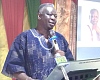 Rev. Eastwood Anaba speaking at the event