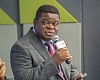 Prof. Peter Quartey, Director, Institute for Statistical, Social and Economic Research speaking at the forum in Accra 